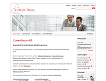 Tablet Screenshot of consulimus.de